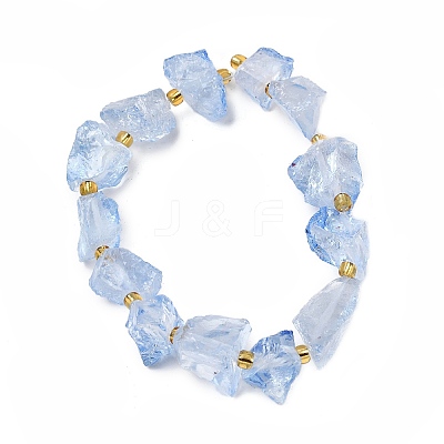 Raw Rough Natural Quartz Crystal Beads Strands G-Z131-J01-03-1