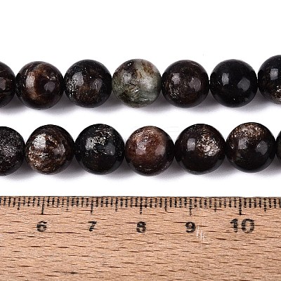 Natural Biotite Beads Strands G-Q616-01D-1