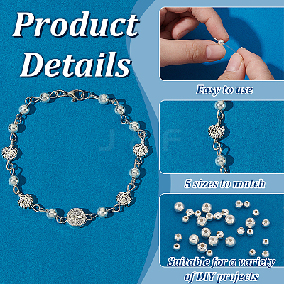 30pcs 925 Sterling Silver Beads STER-PH0002-56-1