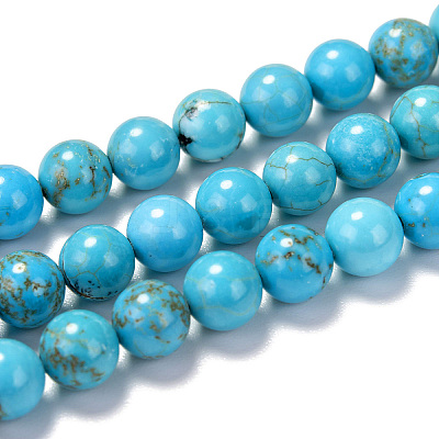 Natural Magnesite Beads Strands G-TAC0001-03C-1