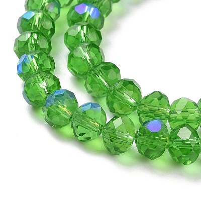 Electroplate Glass Beads Strands X1-EGLA-A034-T4mm-L08-1