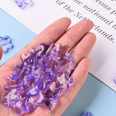 Transparent Acrylic Beads TACR-S154-32B-47-1