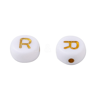 Plating Acrylic Beads PACR-X0001-05-1