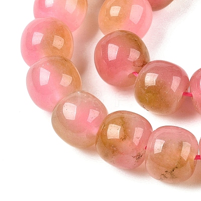 Dyed Natural White Jade Beads Strands G-T138-D10-1