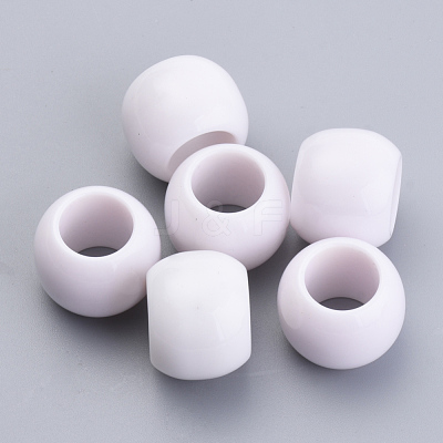 Opaque Acrylic Beads SACR-S300-15B-01-1