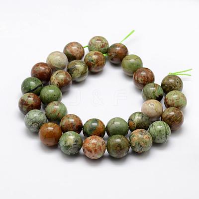Natural Green Opal Beads Strands G-K209-04B-12mm-1
