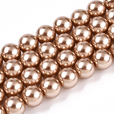 Glass Pearl Beads Strands HY-G002-01D-06-1