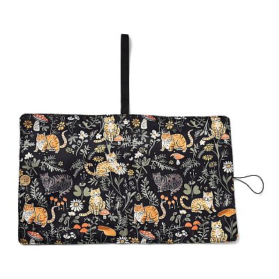 (Defective Closeout Sale: Centerline Asymmetry)Polyester Multilayer Book Cover AJEW-XCP0002-78C-1