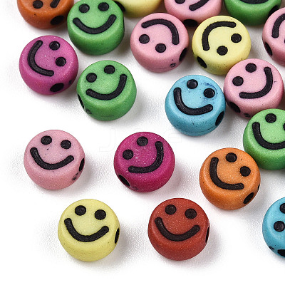 Opaque Craft Acrylic Beads MACR-S369-003B-02-1