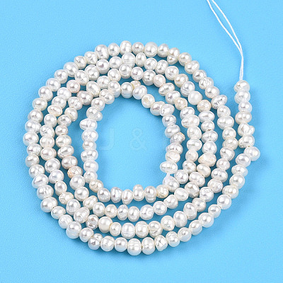 Natural Cultured Freshwater Pearl Beads Strands PEAR-N013-02I-01-1