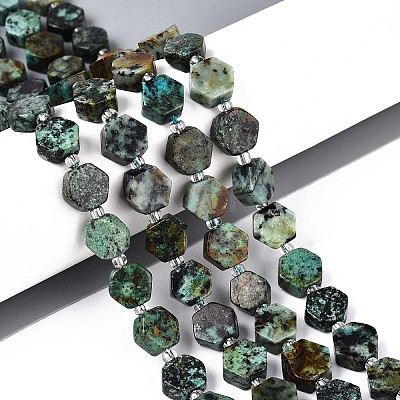 Natural African Turquoise(Jasper) Beads Strands G-P534-A26-01-1