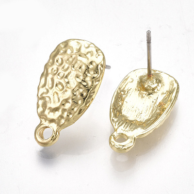 Alloy Stud Earring Findings PALLOY-T065-31-1