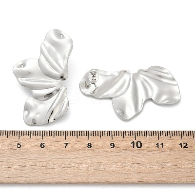 Non-Tarnish 304 Stainless Steel Stud Earrings for Women EJEW-Z057-01P-1