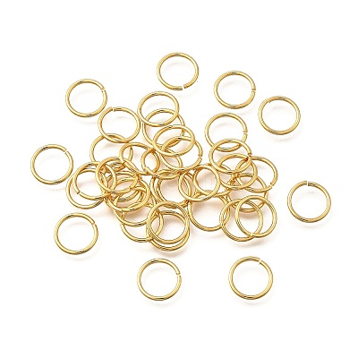 Brass Open Jump Rings KK-B147-03I-G-1