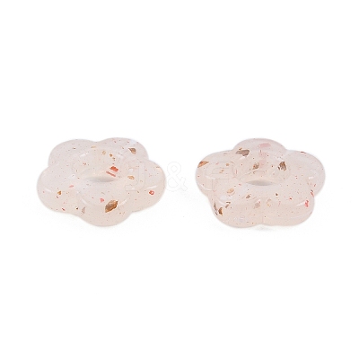 Marbled Stone Style Opaque Acrylic Beads OACR-G009-06B-1