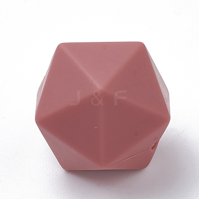 Food Grade Eco-Friendly Silicone Focal Beads SIL-T048-14mm-50-1
