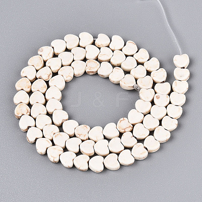 Synthetic Howlite Beads Strands G-N352-09-1