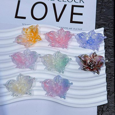 Luminous Opaque Resin Cabochons CRES-L045-09-1