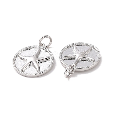 Rack Plating Brass Charms KK-C004-04P-1