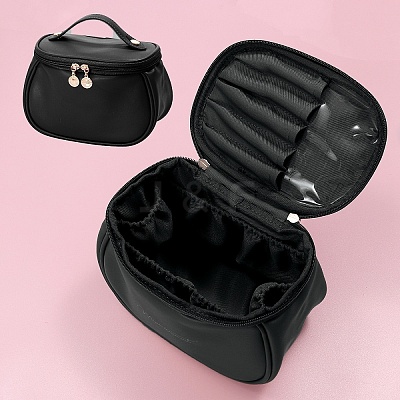 Portable PU Leather Waterpoof Large Makeup Storage Bag PW-WG31652-04-1
