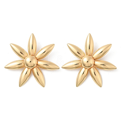 Alloy Stud Earrings LS-EJEW-D300-02G-01-1