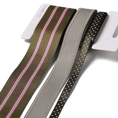 9 Yards 3 Styles Polyester Ribbon SRIB-C002-06B-1