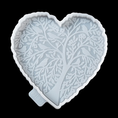 Tree of Life Pattern DIY Cup Mat Silicone Molds DIY-A046-06A-1