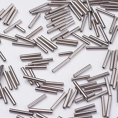 Glass Bugle Beads SEED-E001-12mm-TH-1