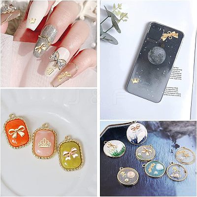 Alloy Cabochons Accessories PALLOY-OC0002-47G-1