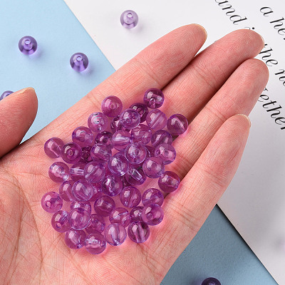 Transparent Acrylic Beads MACR-S370-A8mm-740-1