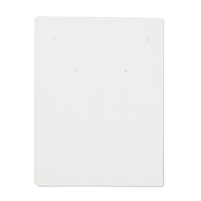 Rectangle Cardboard Earring Display Cards CDIS-P004-18B-1