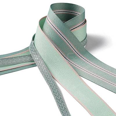 9 Yards 3 Styles Polyester Ribbon SRIB-C002-06F-1