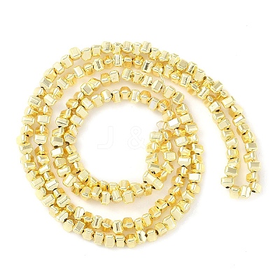 Electroplated Synthetic Non-Magnetic Hematite Beads Strands G-U003-14A-1