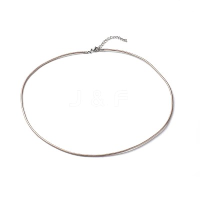 Cowhide Leather Choker Necklaces NJEW-JN03598-02-1