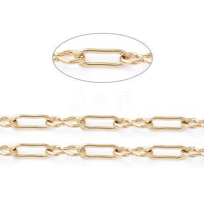 3.28 Feet Ion Plating(IP) 304 Stainless Steel Link Chains X-CHS-D032-04G-1