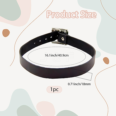 1Pc Leather Punk Rock Style Necklaces NJEW-CL0001-05-1