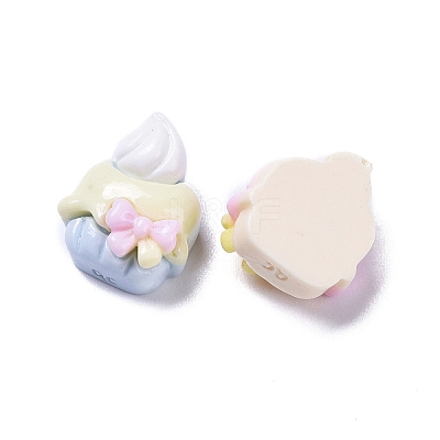 Opaque Cute Resin Decoden Cabochons RESI-B024-01H-1