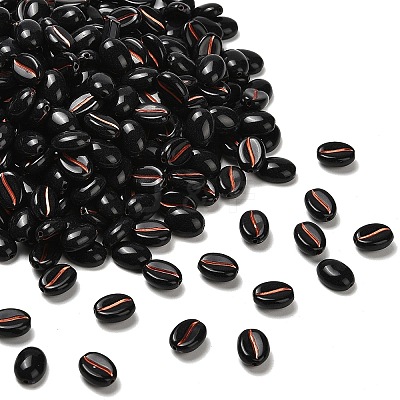 Opaque Acrylic Beads OACR-Z030-01G-1