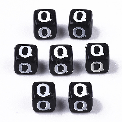 Opaque Acrylic Beads LS-SACR-N002-01Q-1