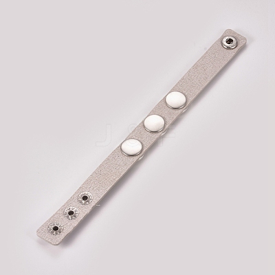 Imitation Leather Cord Bracelets BJEW-WH0009-05N-1
