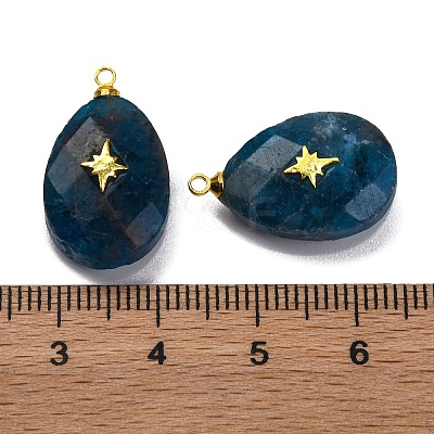 Natural Apatite Pendants X-G-B089-01G-03-1