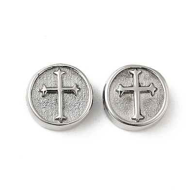 Tarnish Resistant 304 Stainless Steel Beads STAS-C055-04P-1