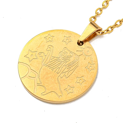 Constellation Pendant Necklaces NJEW-S422-04G-05-1
