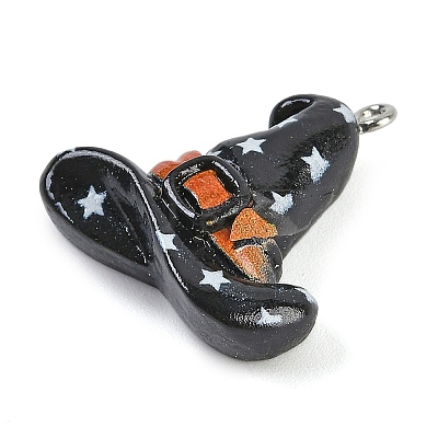 Halloween Theme Resin Pendants RESI-M046-01M-01-1