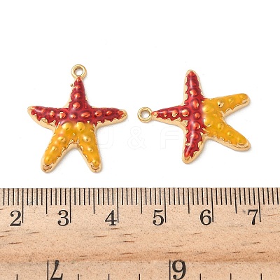 304 Stainless Steel Enamel Pendants STAS-I351-22G-02-1