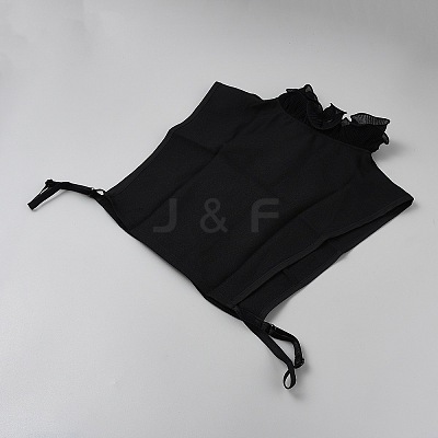 Detachable Chiffon Shirt Women False Collar AJEW-WH20054-047A-1