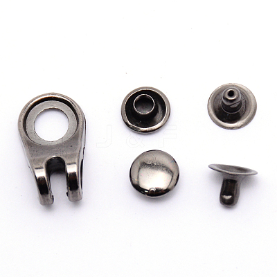 Alloy Boot Lace Hooks FIND-WH0062-07A-1