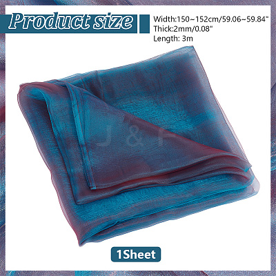 Polyester Organza Fabric DIY-WH0021-45C-1