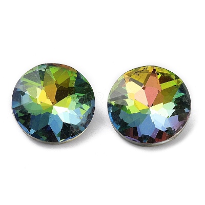 Glass Rhinestone Cabochons GLAA-D016-03D-1