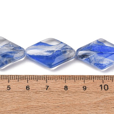 Transparent Handmade Lampwork Beads LA-CBAF0C8-02F-1